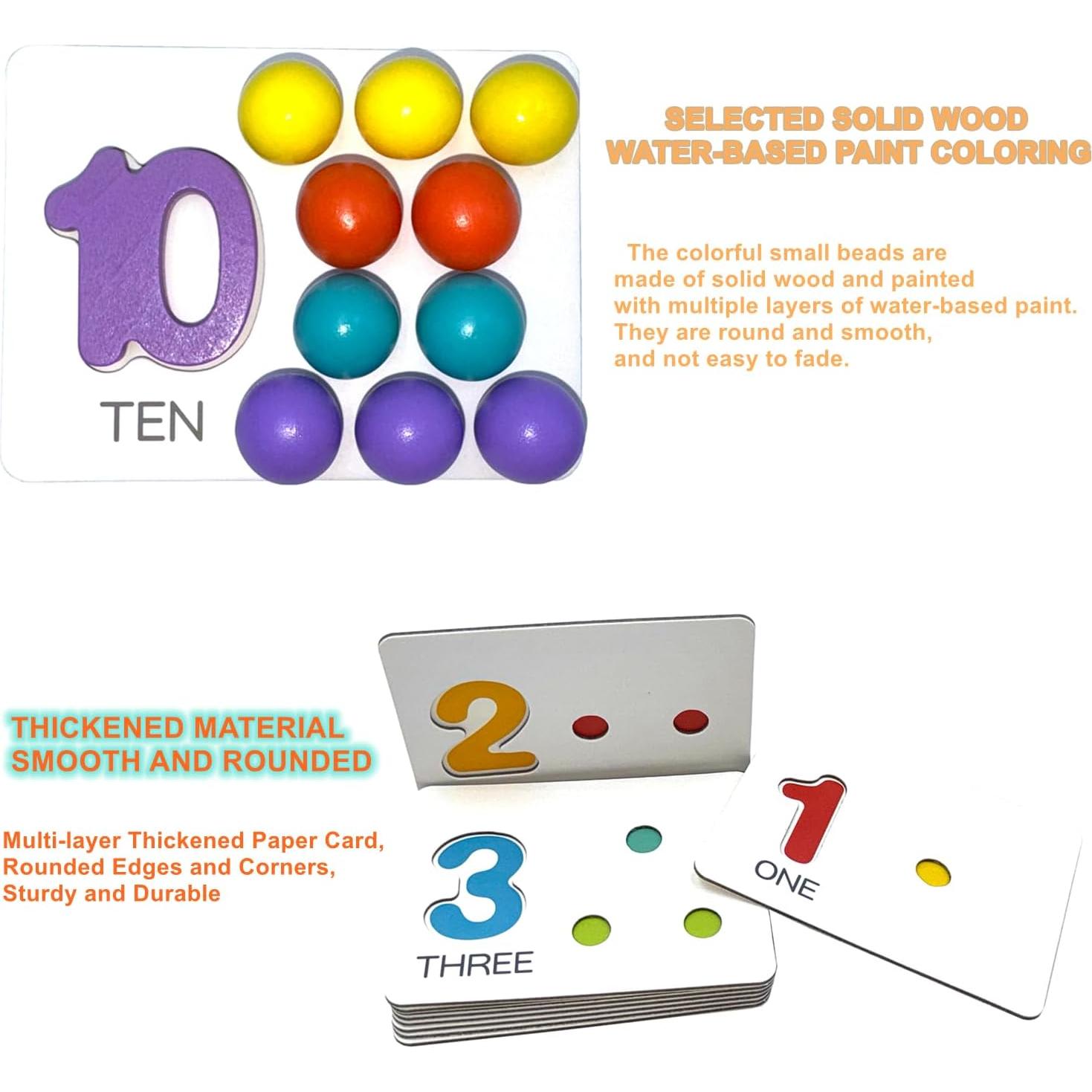 Juego de Motricidad Fina WECHARM KIDS Perlas 01 - Juguete Educativo