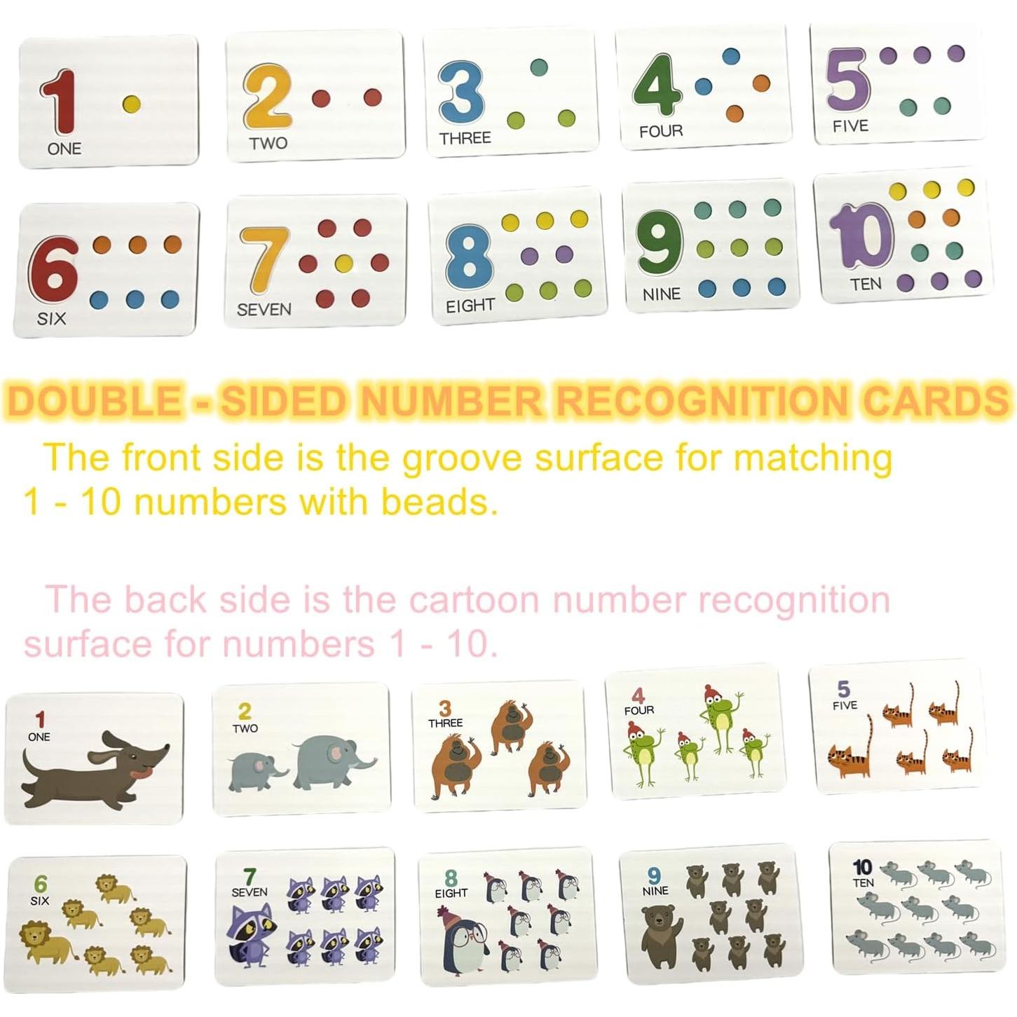 Juego de Motricidad Fina WECHARM KIDS Perlas 01 - Juguete Educativo