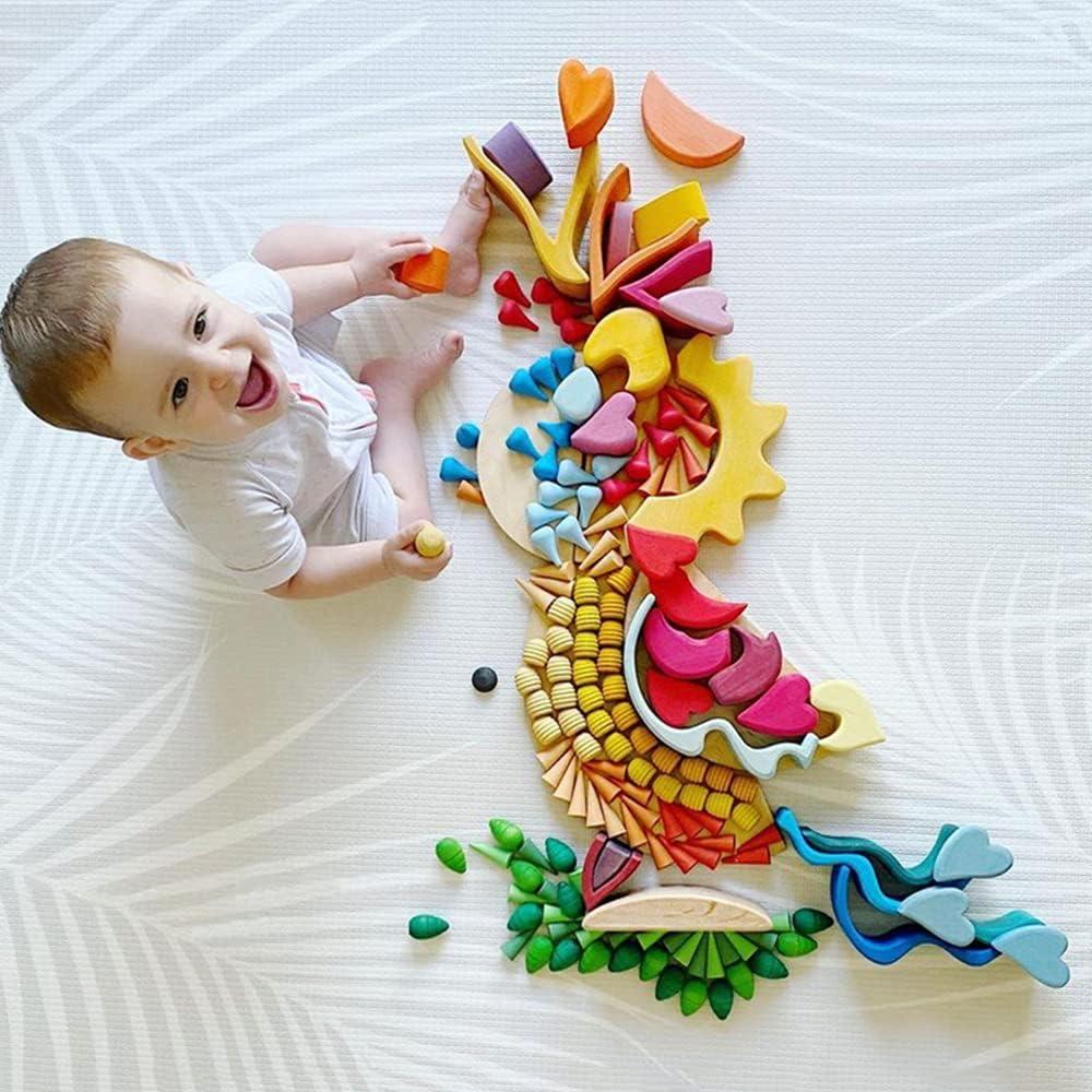 Conjunto de Juguetes Sensoriales de Madera Candywood 162 Pcs