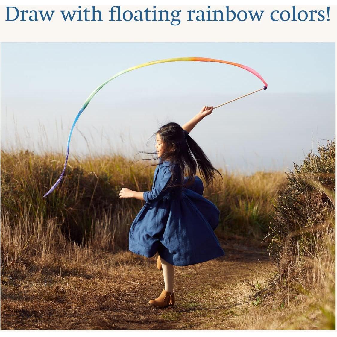 Streamer Arcoíris Seda de Sarah 2.44m para Niños