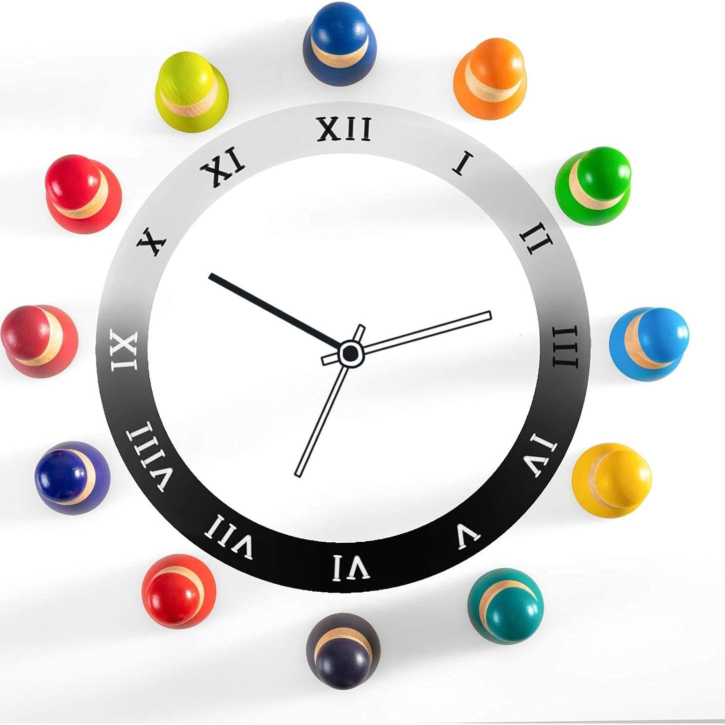 Muñecos de Clavo Arcoíris MerryHeart - 12 PCS Juguetes Educativos