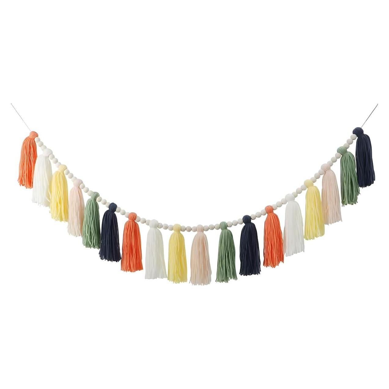 Guirnalda de Borlas Arcoíris TBACW 94 cm Decoración Infantil