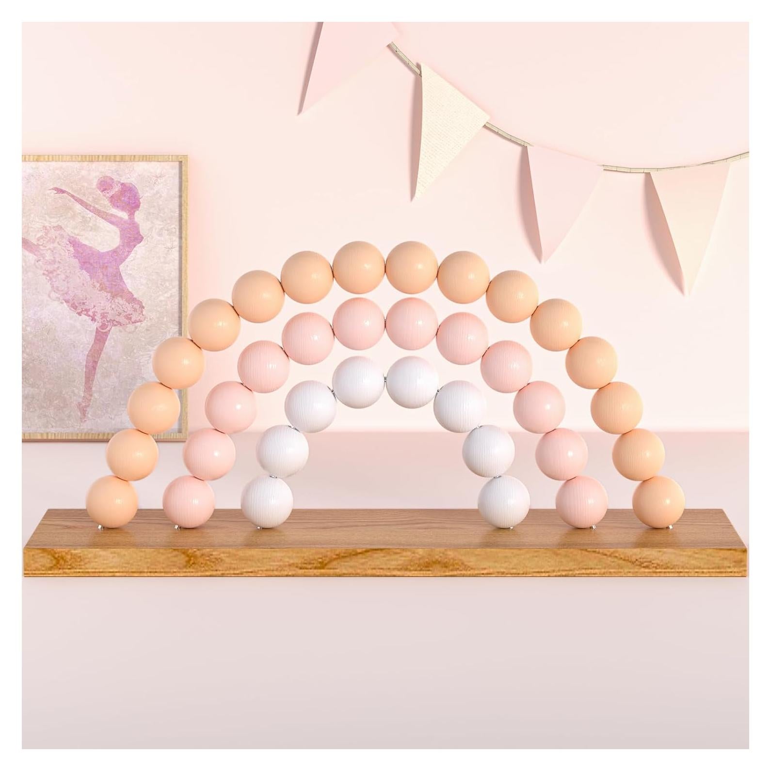 Estante de Madera Arcoíris KINMAD para Guardería Infantil