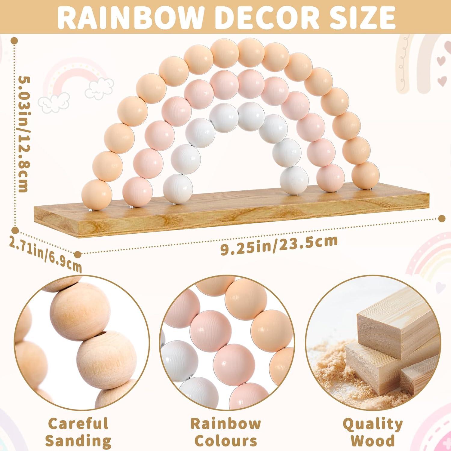 Estante de Madera Arcoíris KINMAD para Guardería Infantil