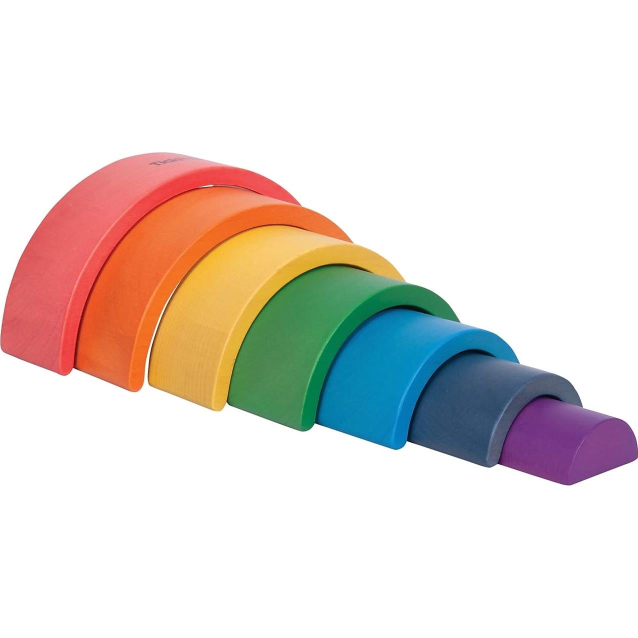 Arcos Arcoíris de Madera TickiT - Juguete Apilable 6 Piezas