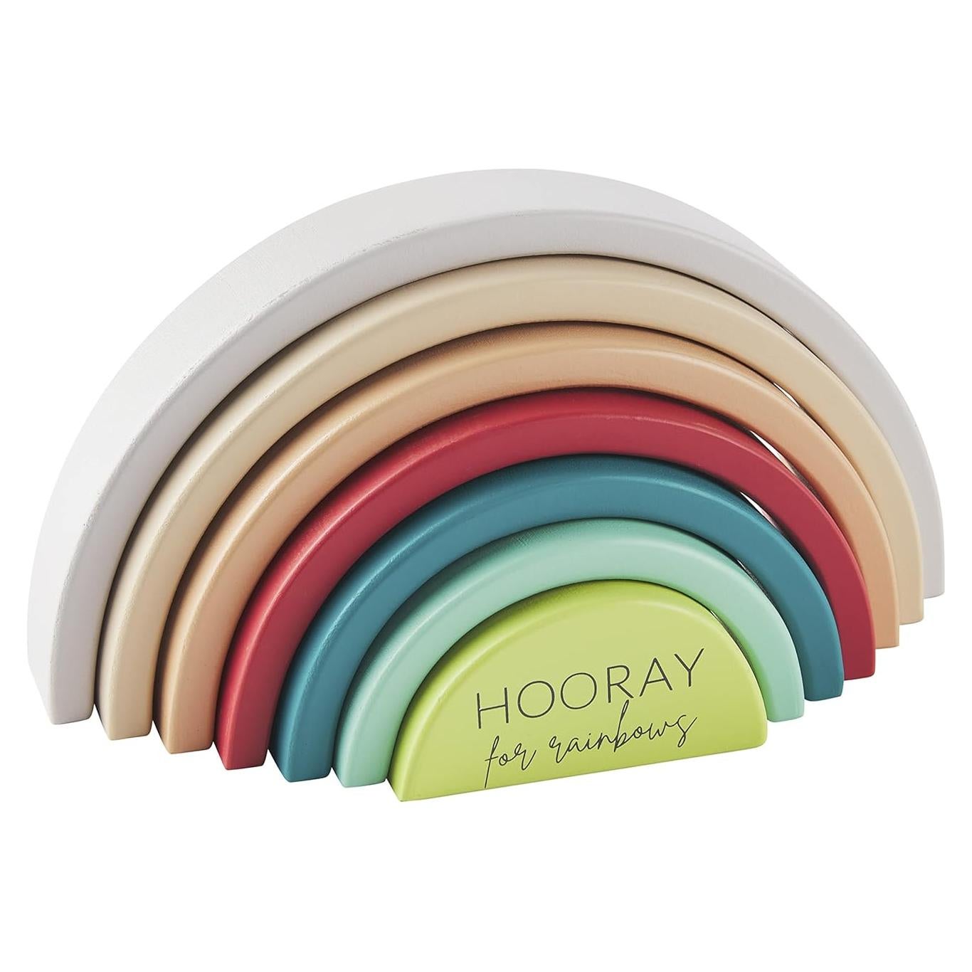 Juego de Arcos Apilables de Madera Mud Pie - 7 Piezas