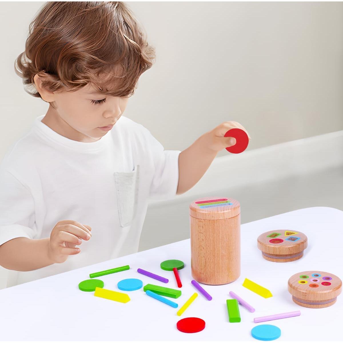 Juego de Emparejamiento Sensorial 3 en 1 Totatatree para Niños