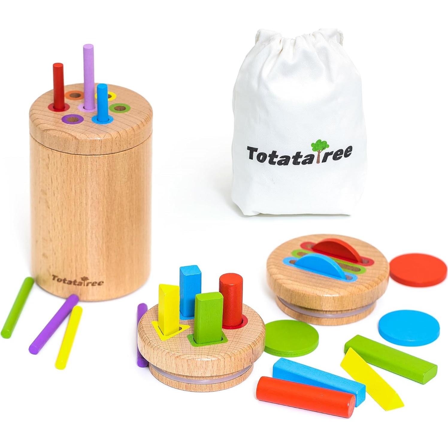 Juego de Emparejamiento Sensorial 3 en 1 Totatatree para Niños