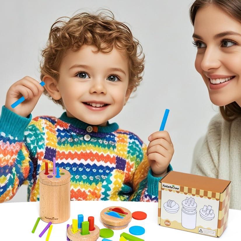 Juego de Emparejamiento Sensorial 3 en 1 Totatatree para Niños