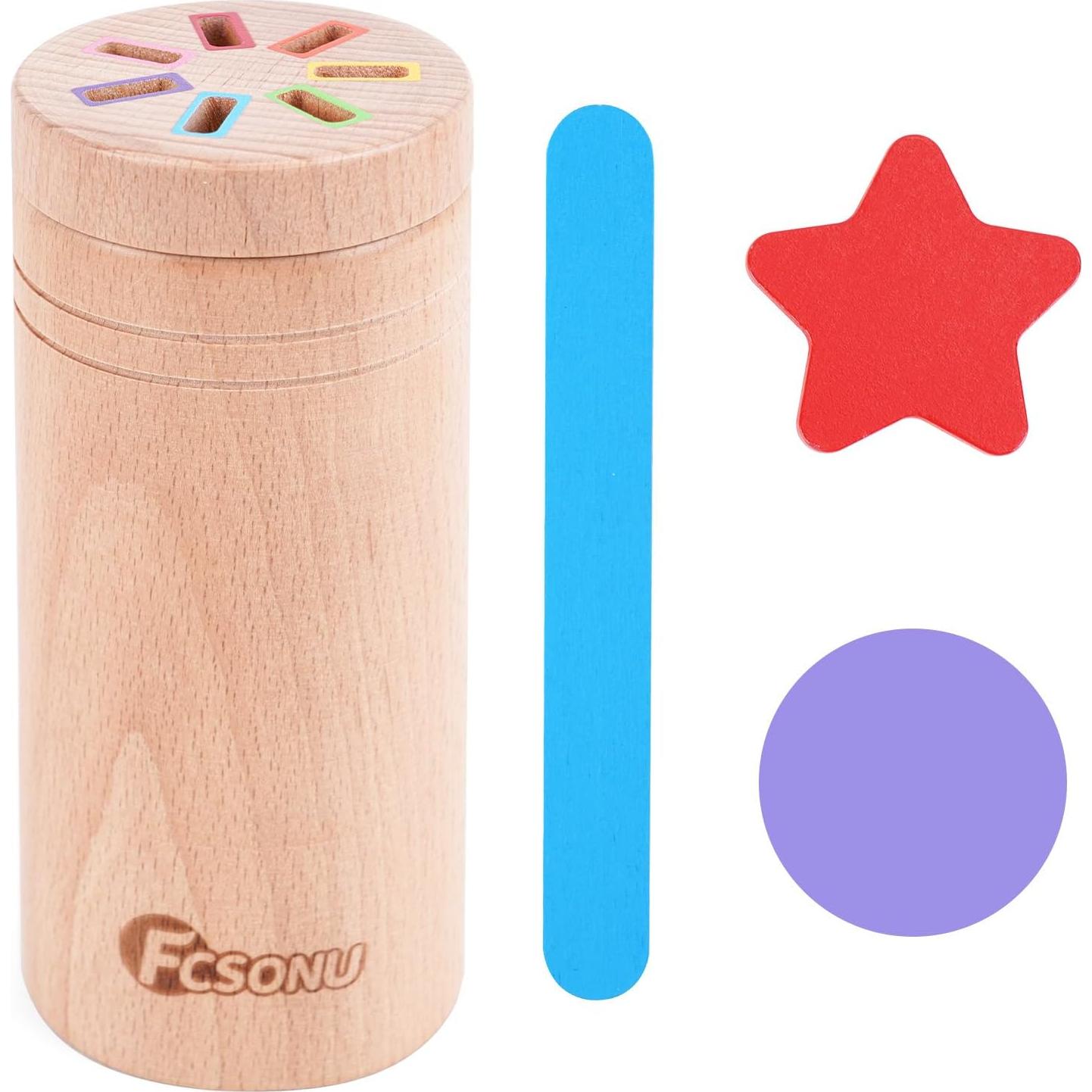 Juguetes Montessori FCSONU de Madera para Niños 1-3 Años