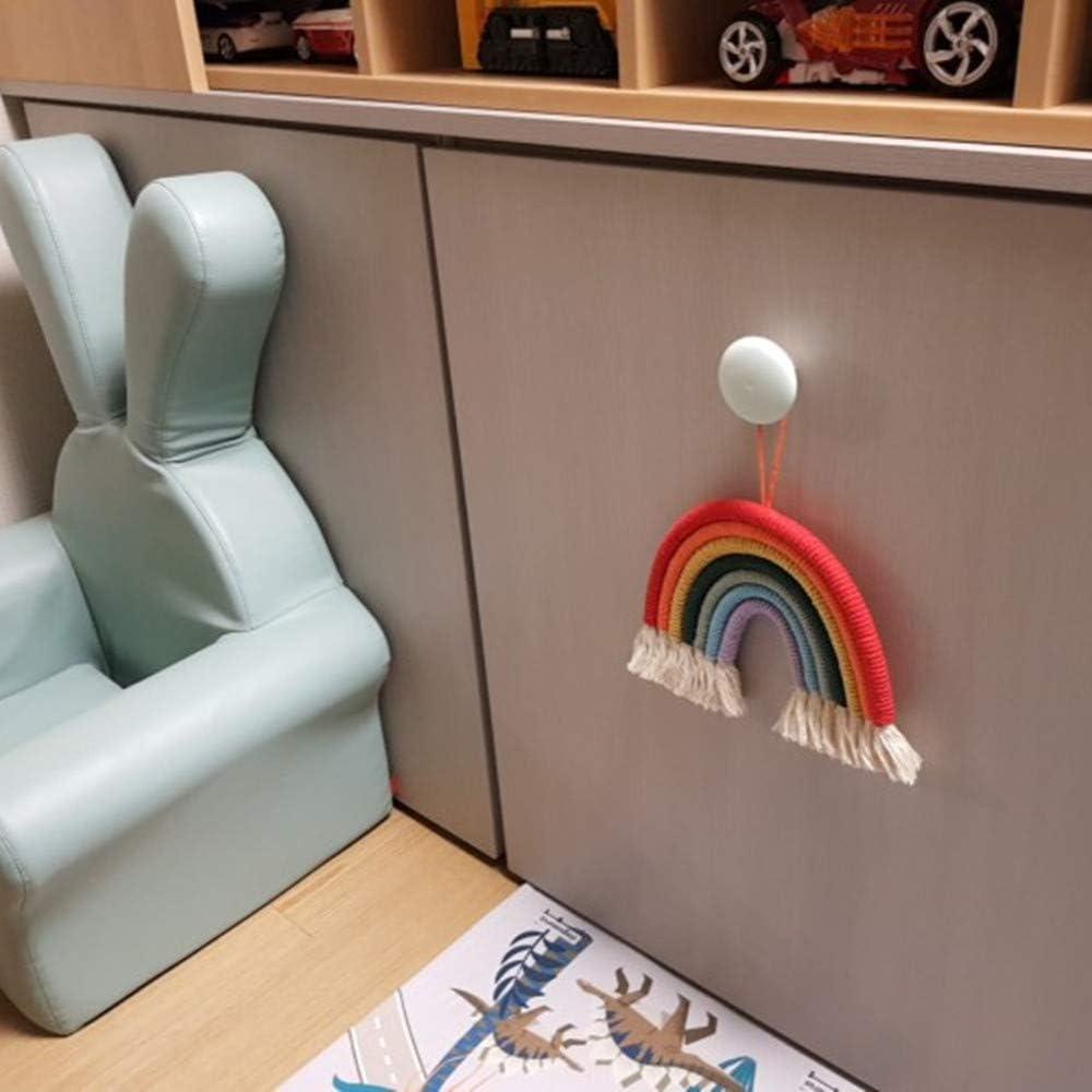 Adorno de Tejido HEISIPU Arcoíris Colorido para Pared