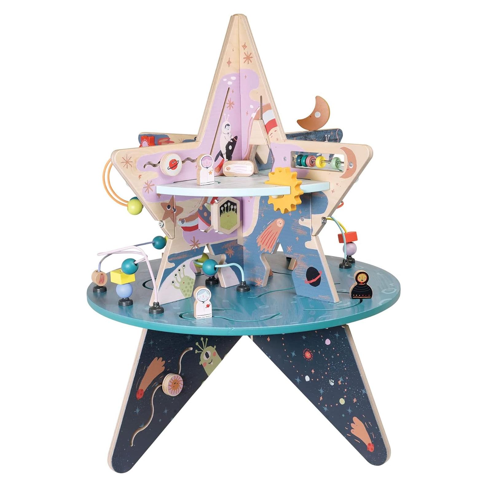 Centro de Actividad de Madera Manhattan Toy Explorador Estrellas