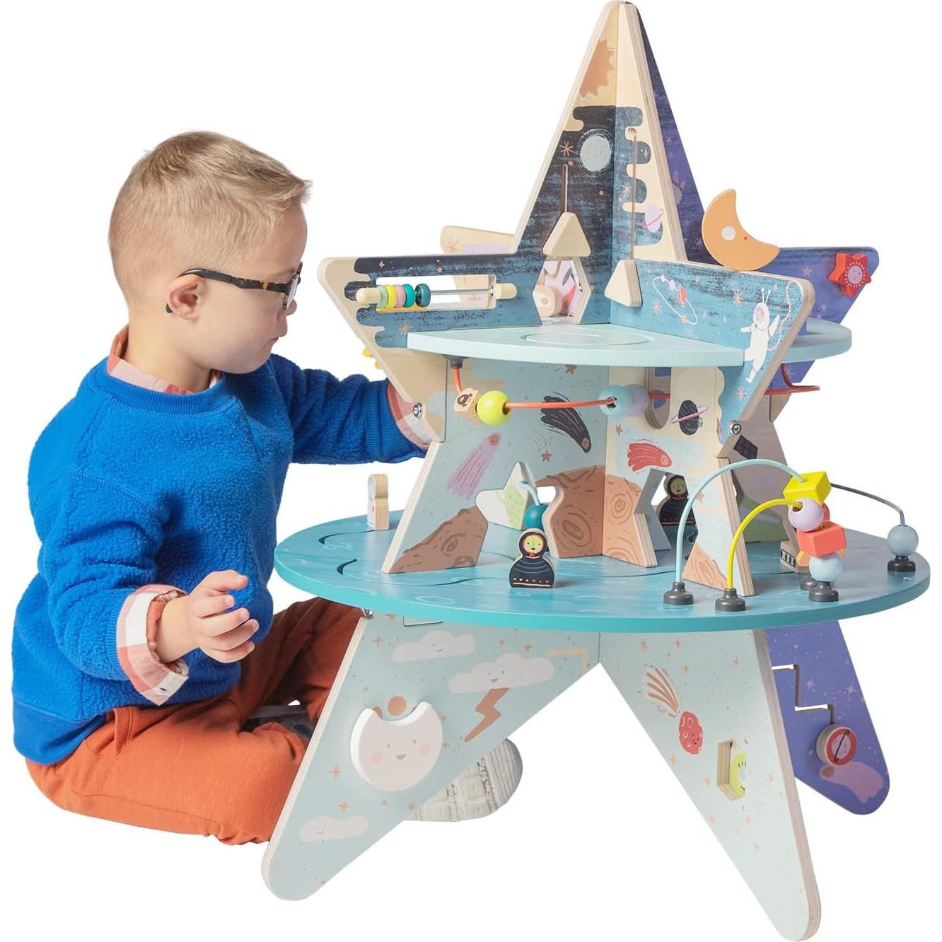 Centro de Actividad de Madera Manhattan Toy Explorador Estrellas