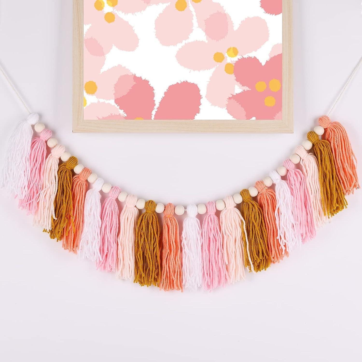 Guirnalda de Borlas Arcoíris Pastel Kcaiarsso 90g