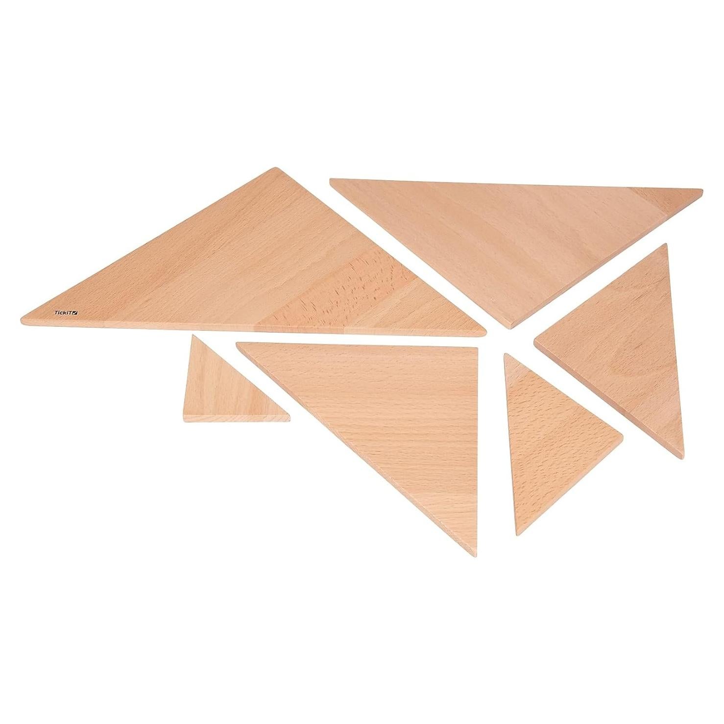 Paneles Arquitectónicos de Madera TickiT - Set de 6 Triángulos