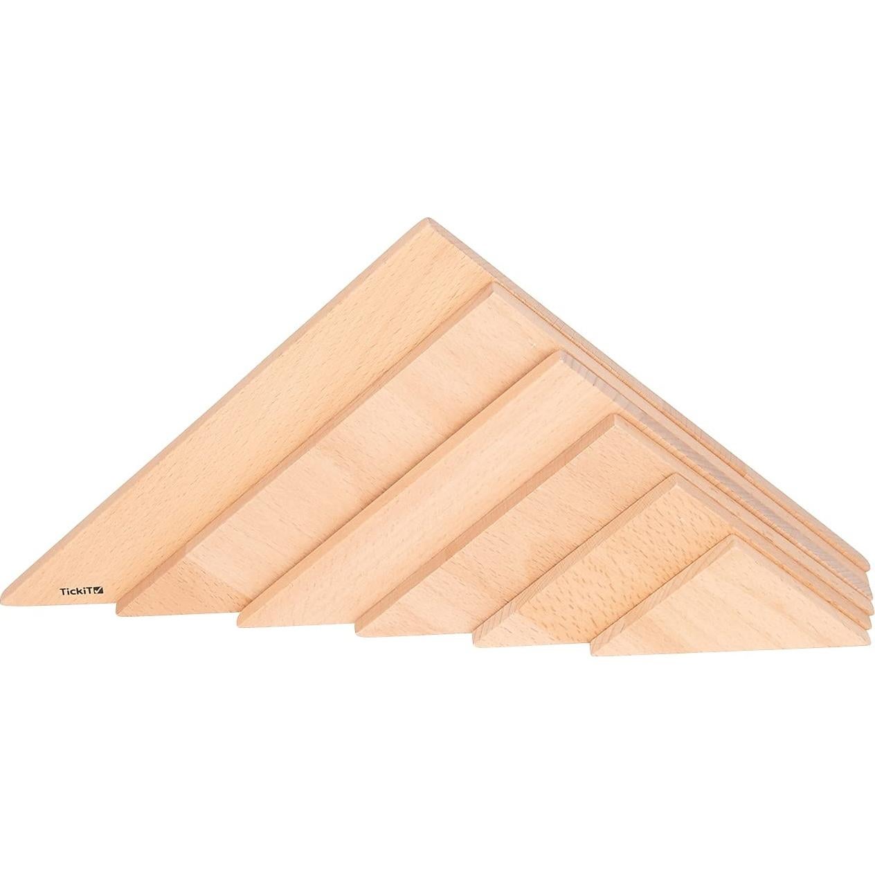 Paneles Arquitectónicos de Madera TickiT - Set de 6 Triángulos