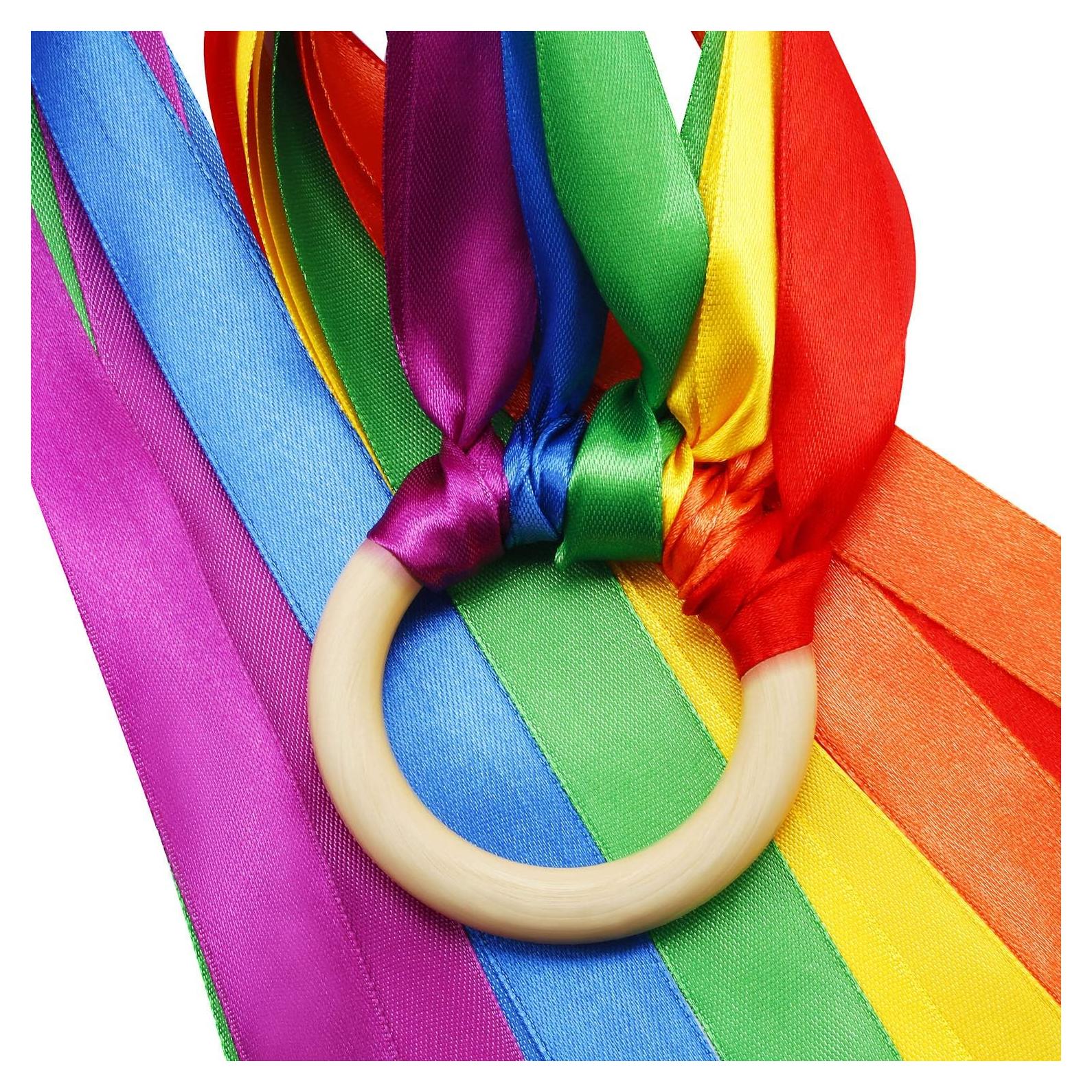 Cometa de Mano Arcoíris WILLBOND - 3 Piezas, Juguete Educativo