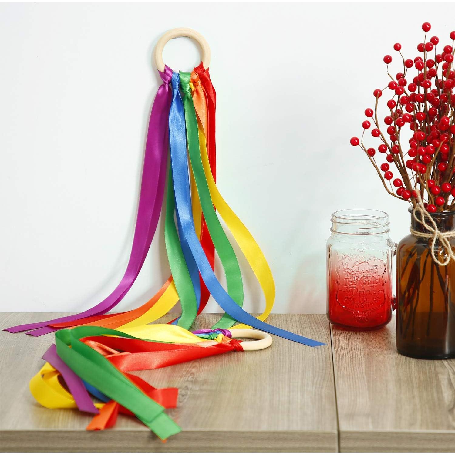 Cometa de Mano Arcoíris WILLBOND - 3 Piezas, Juguete Educativo