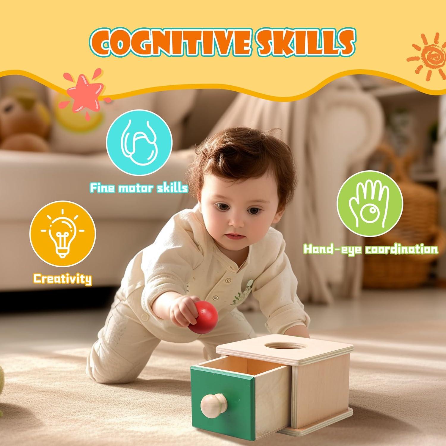 Juguetes Montessori Tooysea 8 en 1 para Bebés 6-18 Meses