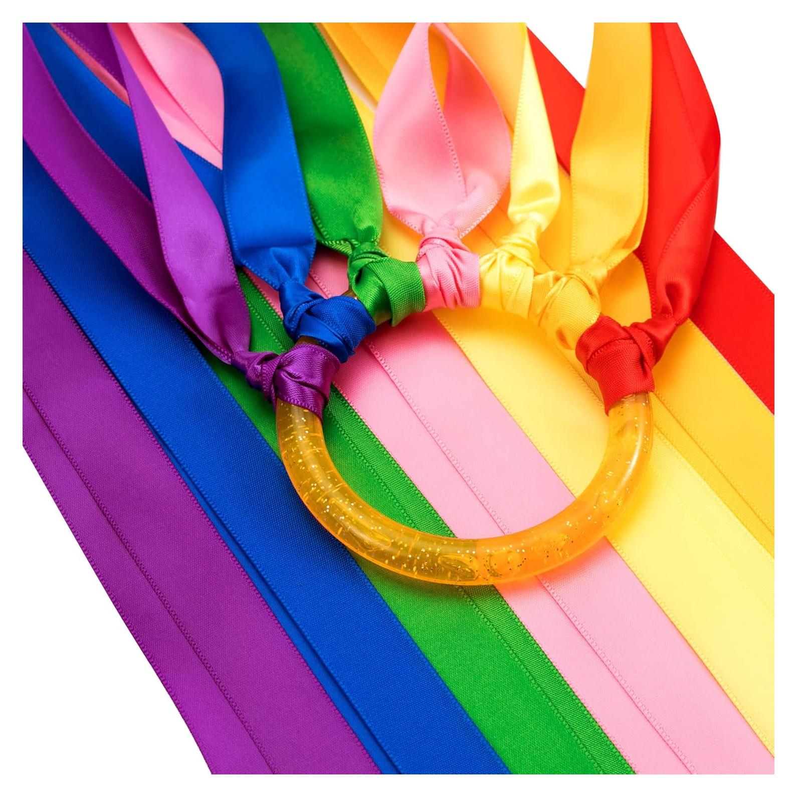 Cometas de Mano Arcoíris ANCIRS - 2 Paquete para Niños