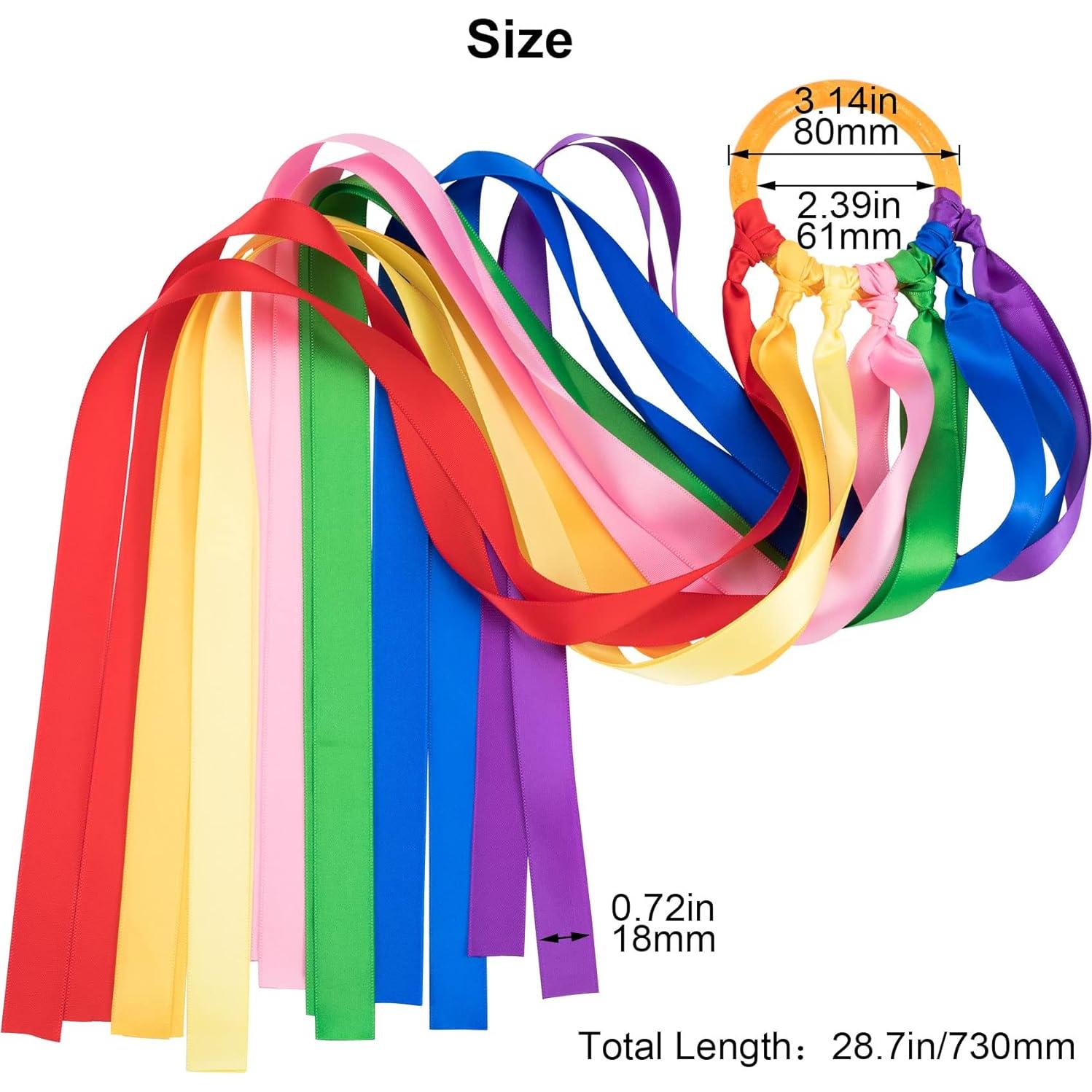 Cometas de Mano Arcoíris ANCIRS - 2 Paquete para Niños