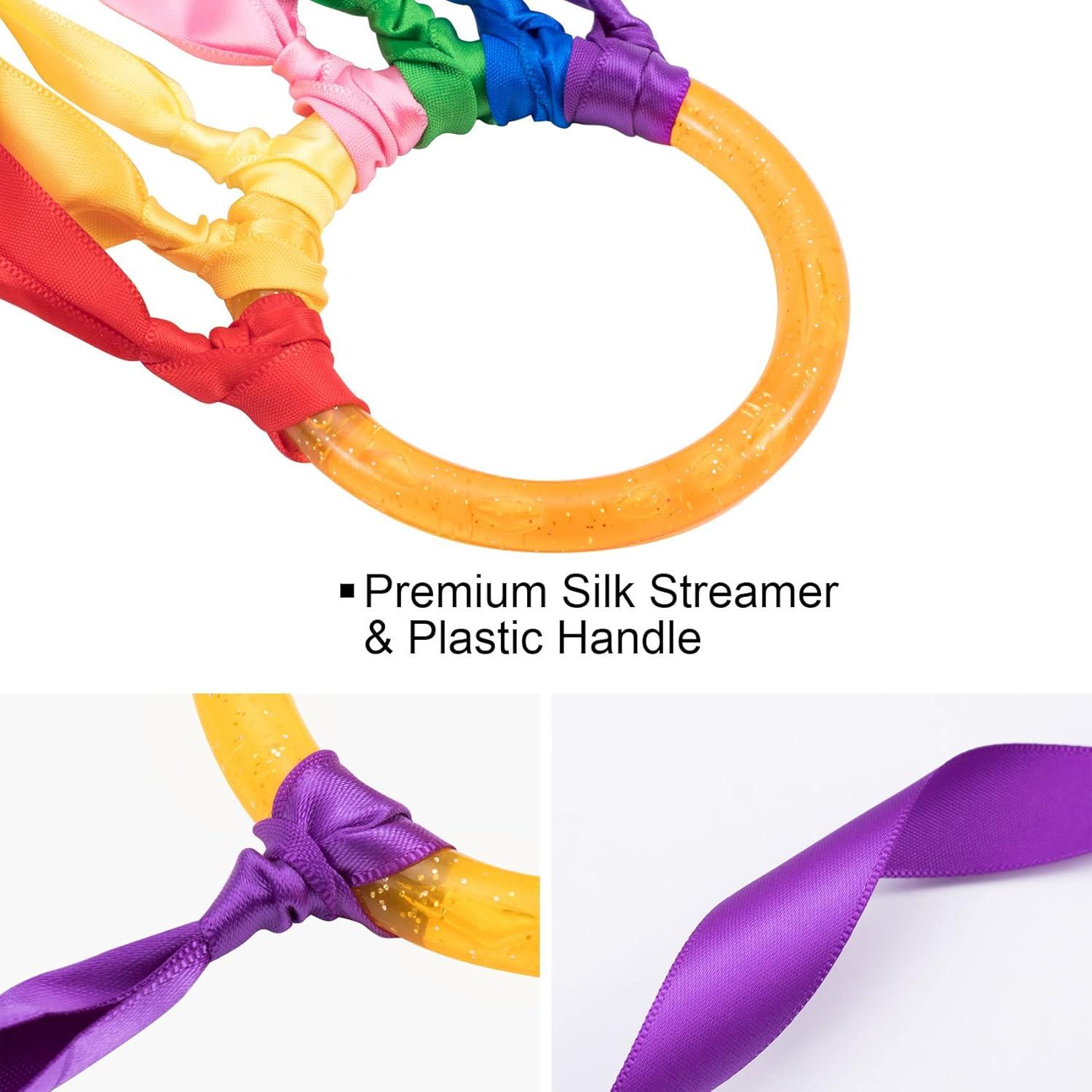 Cometas de Mano Arcoíris ANCIRS - 2 Paquete para Niños