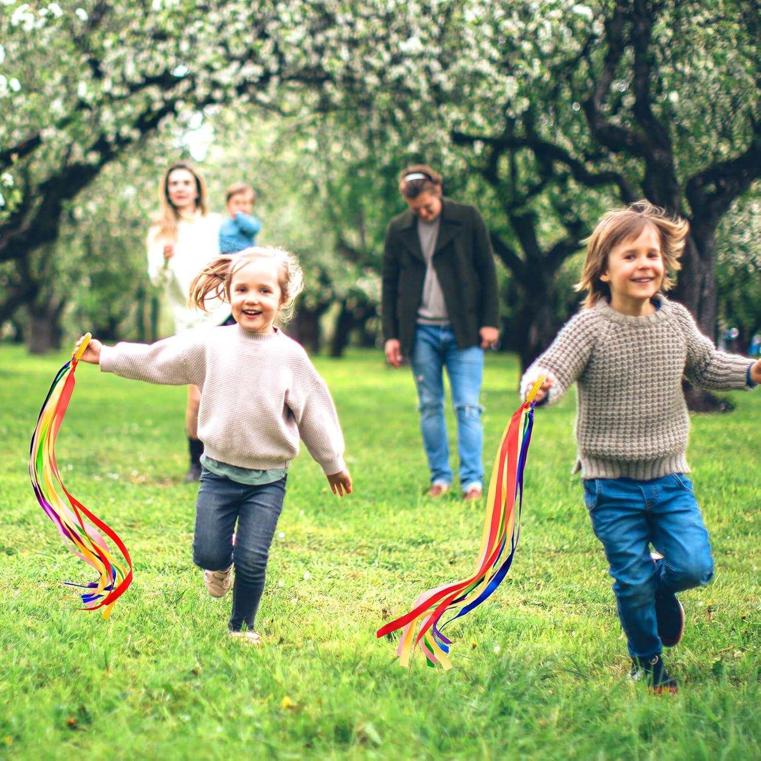 Cometas de Mano Arcoíris ANCIRS - 2 Paquete para Niños