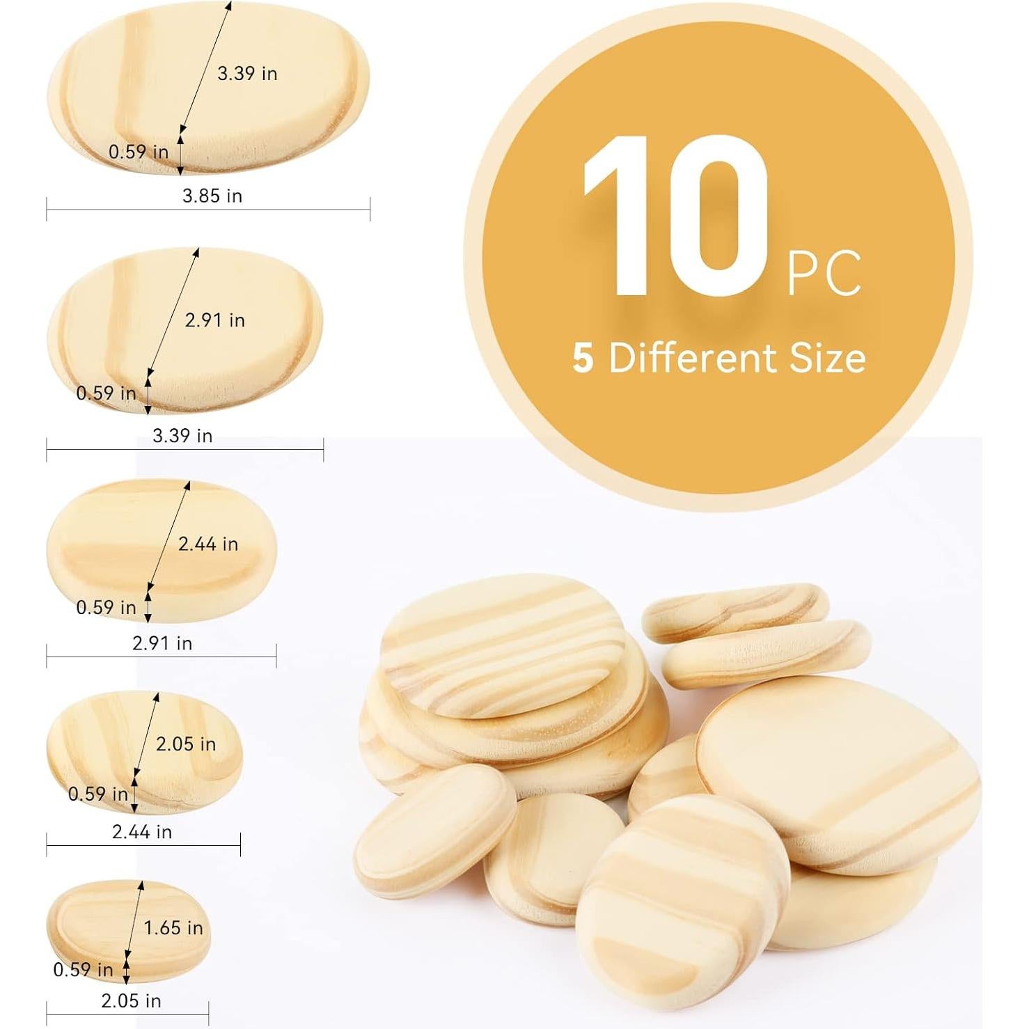 Bloques de Equilibrio de Madera WODI 10 Piezas Montessori 3+
