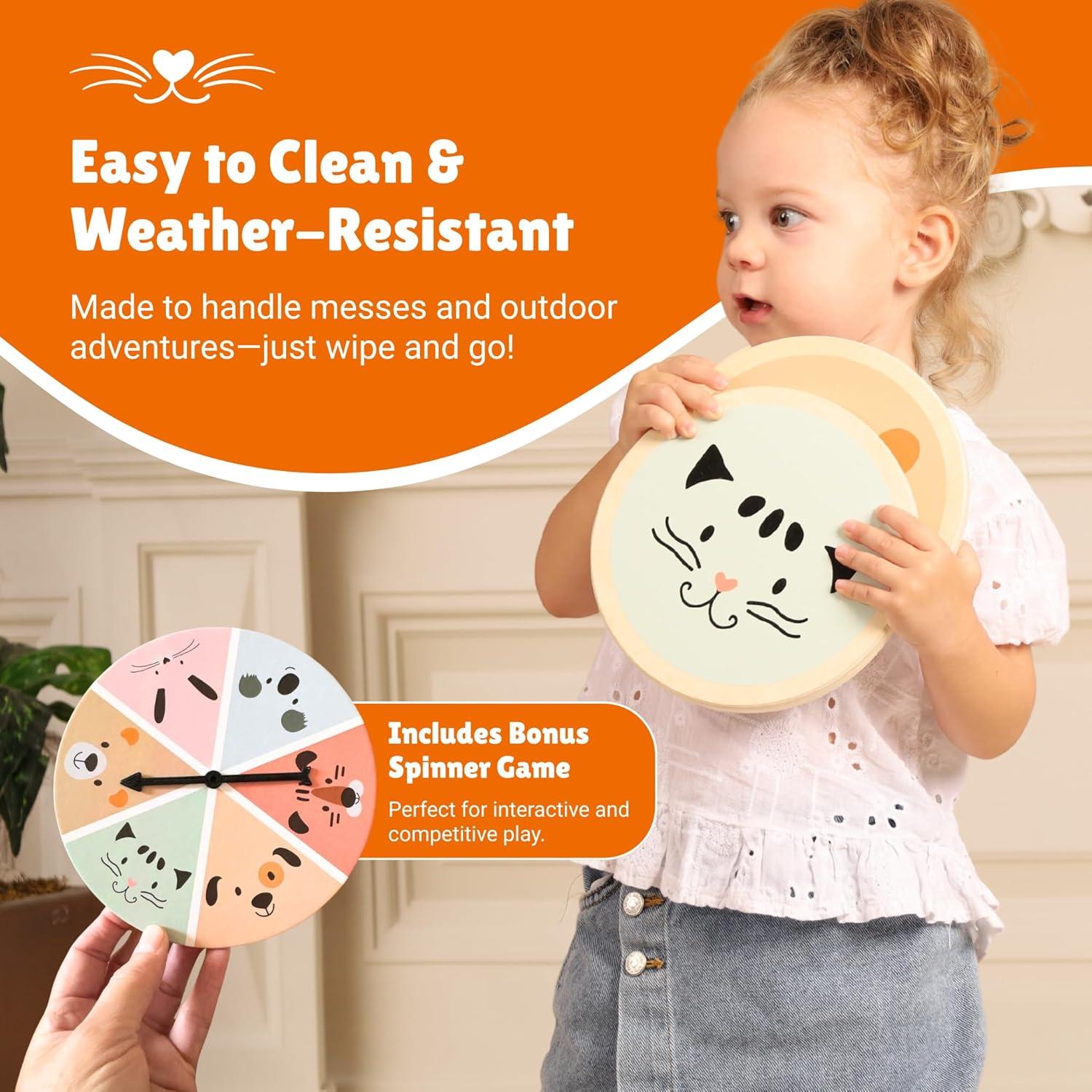 PEBUMI Set de 6 Piedras de Equilibrio Antideslizantes 19 cm