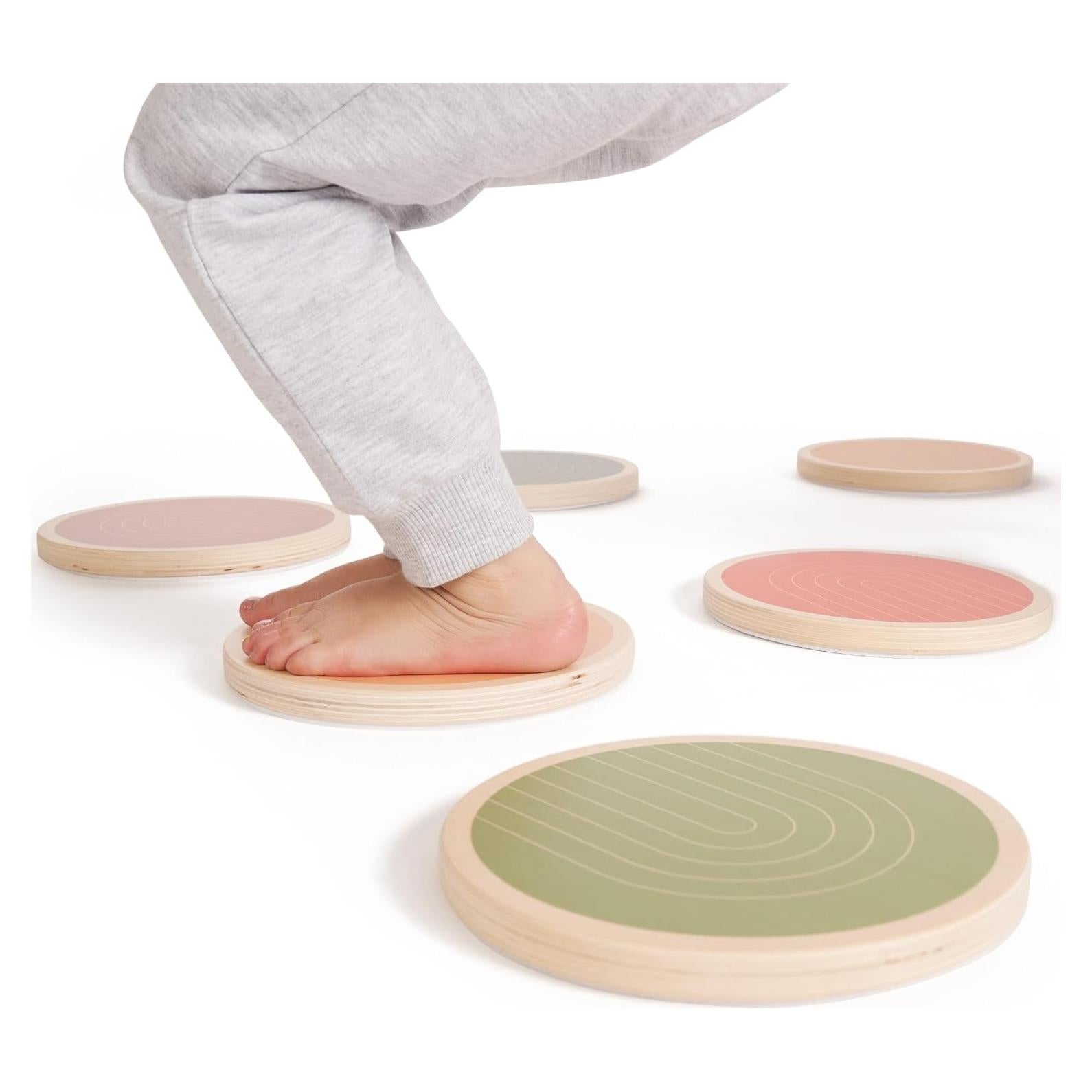 Piedras de Salto ZICOTO para Niños - Conjunto de 6 Piezas