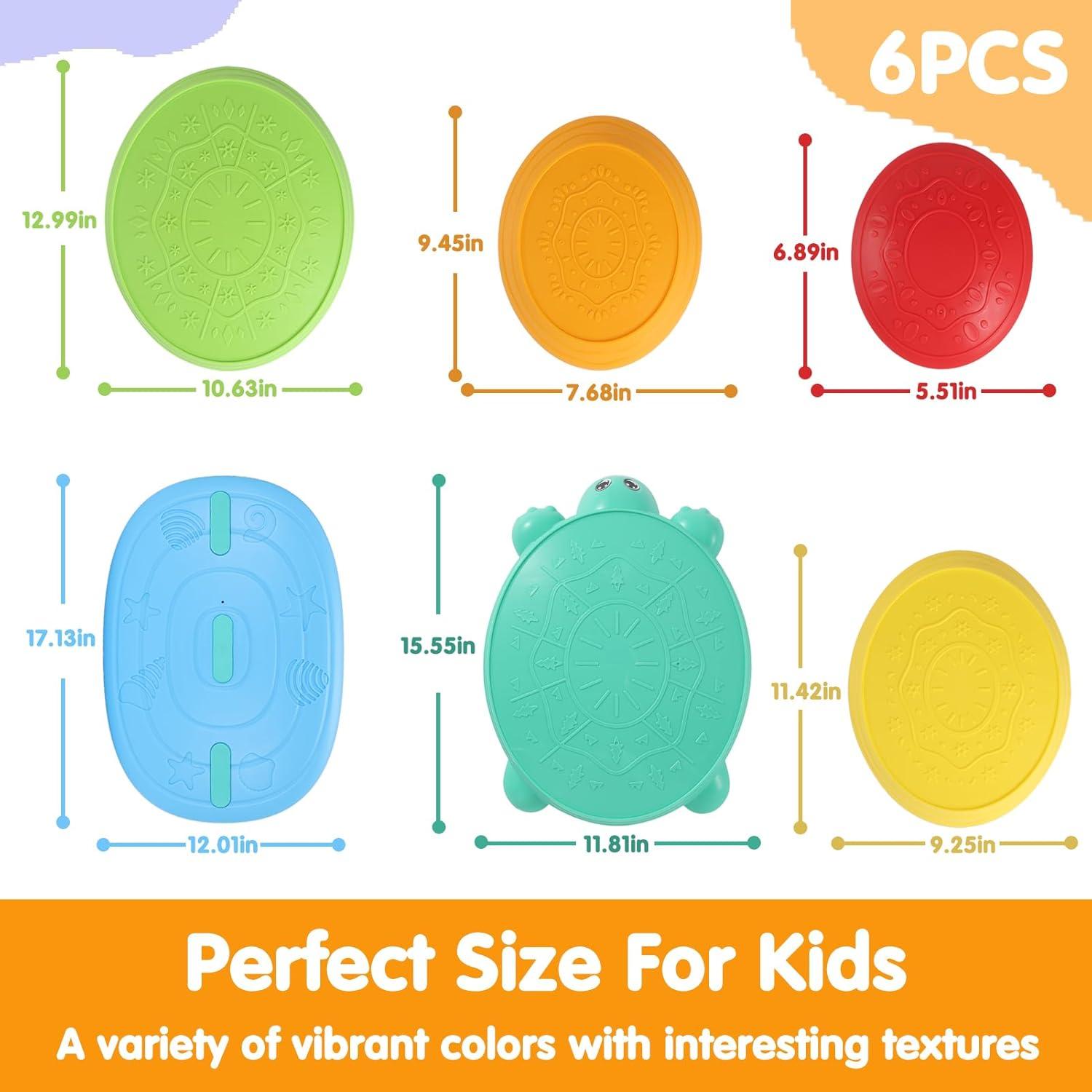 HAPATOYS Tabla de Equilibrio y Piedras de Paso 2-en-1