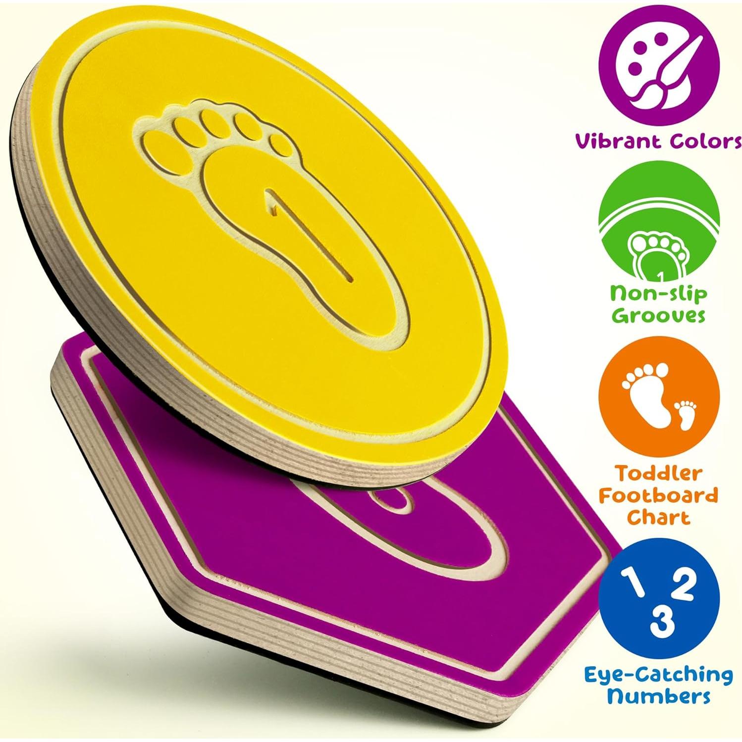 Piedras de Equilibrio de Madera Billeeit para Niños 17.78 cm