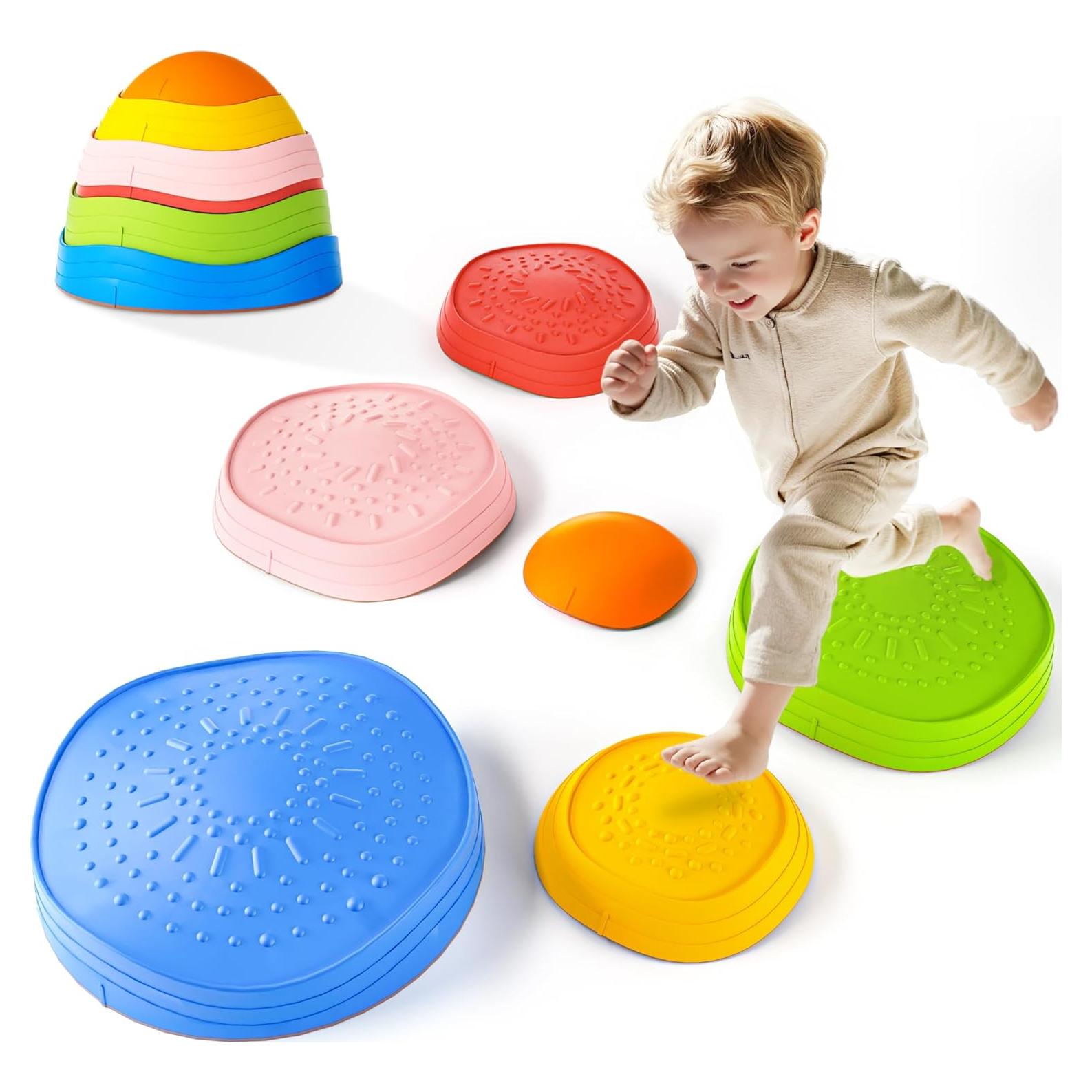 Piedras de Equilibrio Oranmew - Set de 6 Piezas para Niños