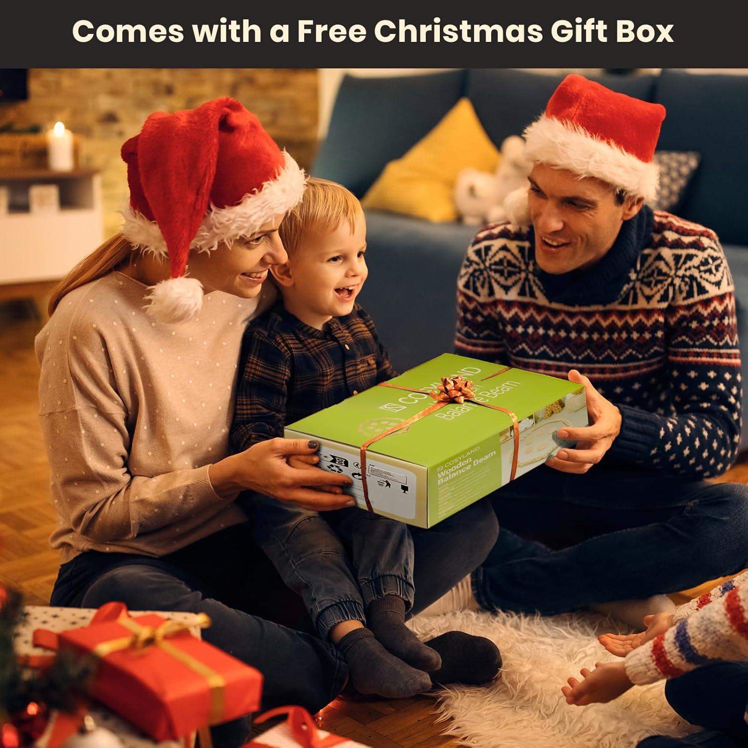 Viga de Equilibrio de Madera COSYLAND 15 PCS para Niños