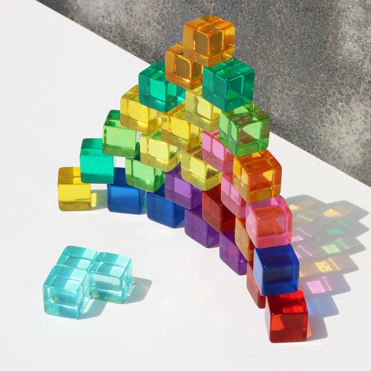 Bloques de Gemas Acrílicas Candywood 30 Pzs Juguetes Educativos