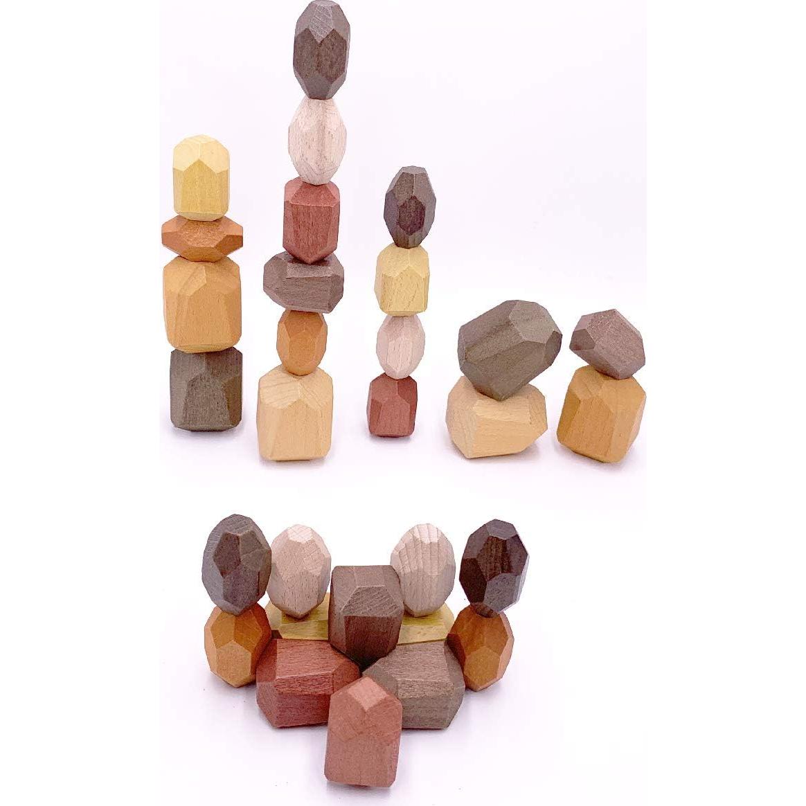 Bloques de Construcción de Madera RubRab - 5 a 16 Piezas