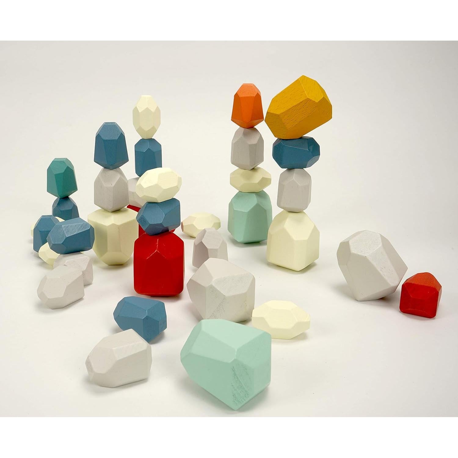 Juego de Apilamiento Equilibrante de Madera MODERNGENIC - 36 Piezas