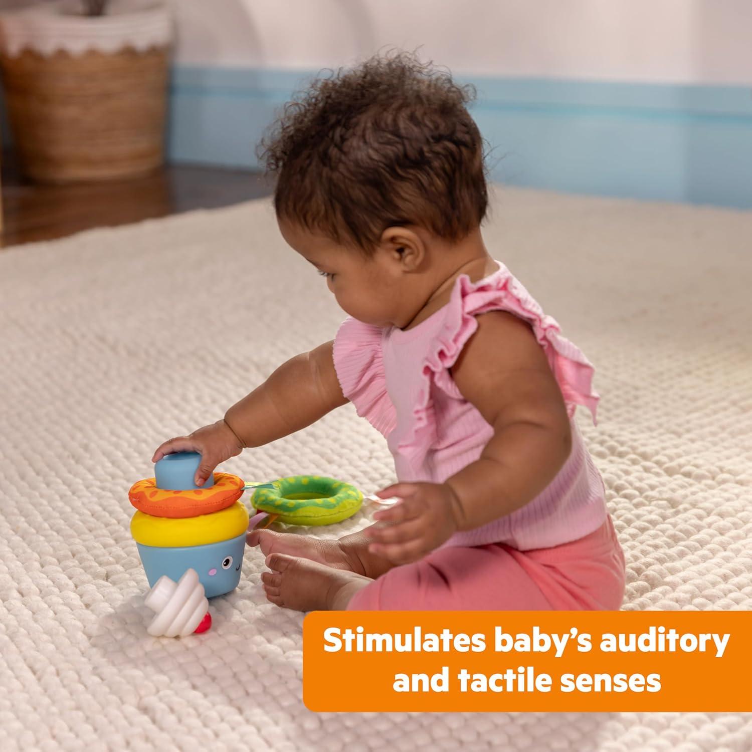 Juguete apilable Torre de Cupcake Bright Starts 10x13.5cm