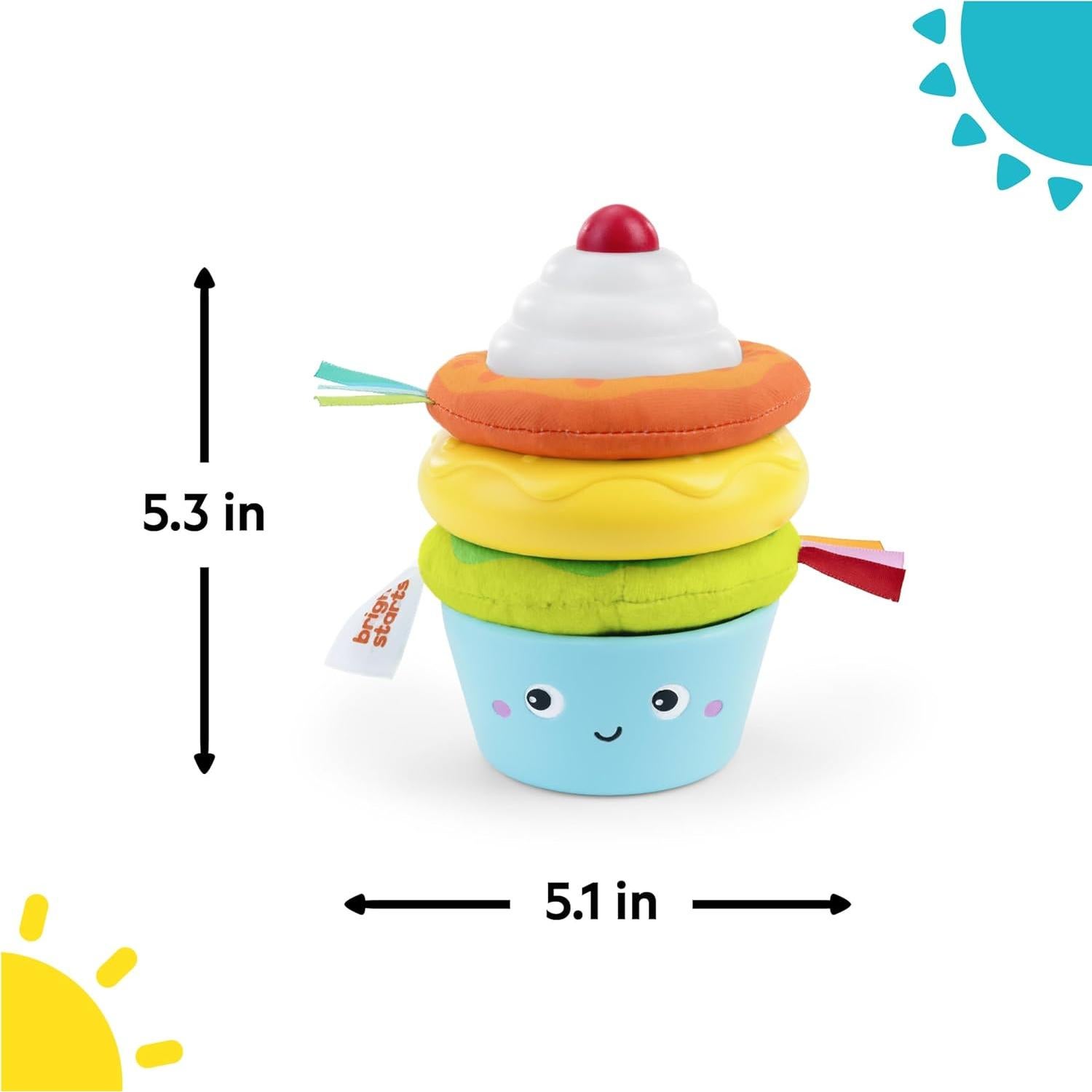 Juguete apilable Torre de Cupcake Bright Starts 10x13.5cm
