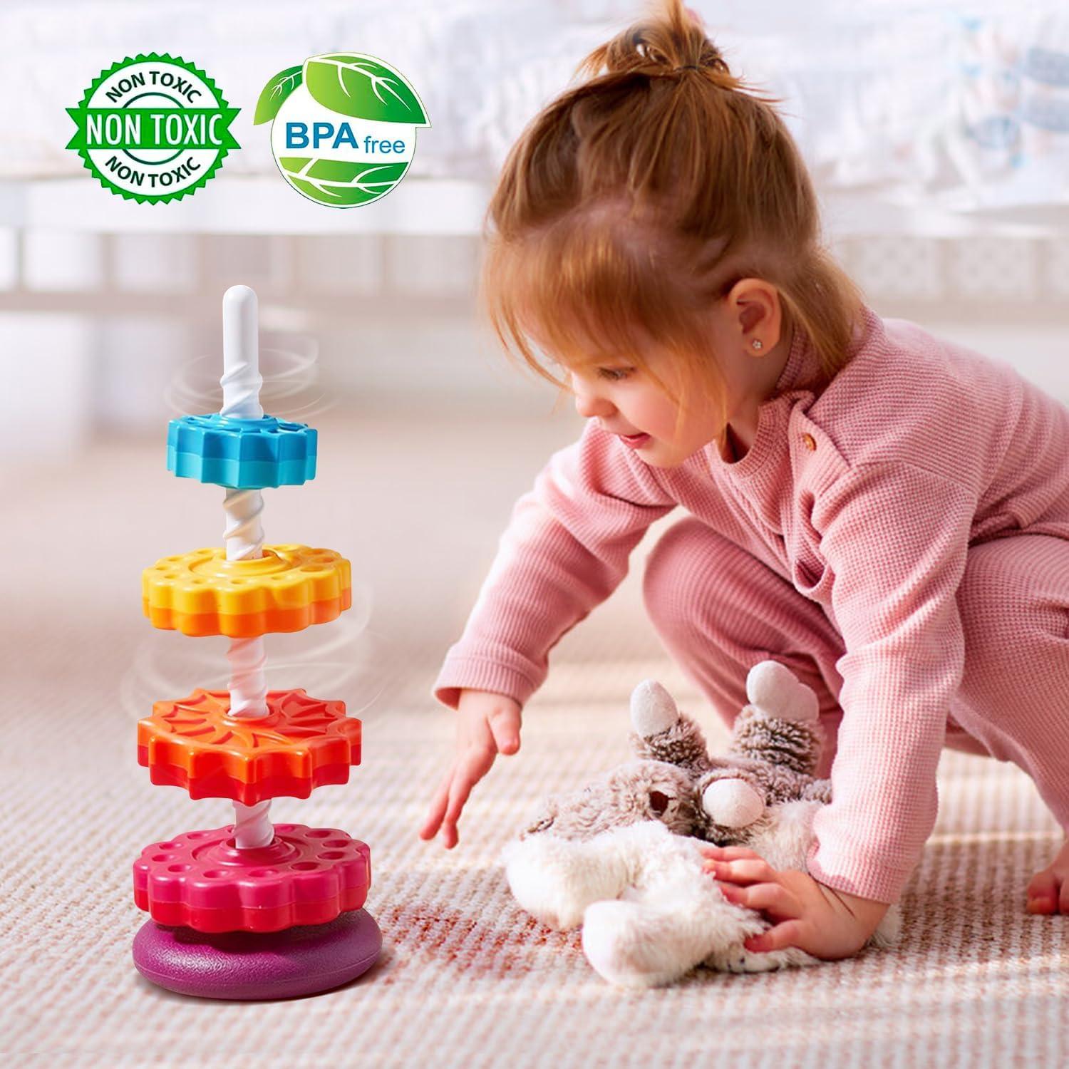 Juguete de Apilamiento Giratorio Eivaai para Bebés 0.57kg