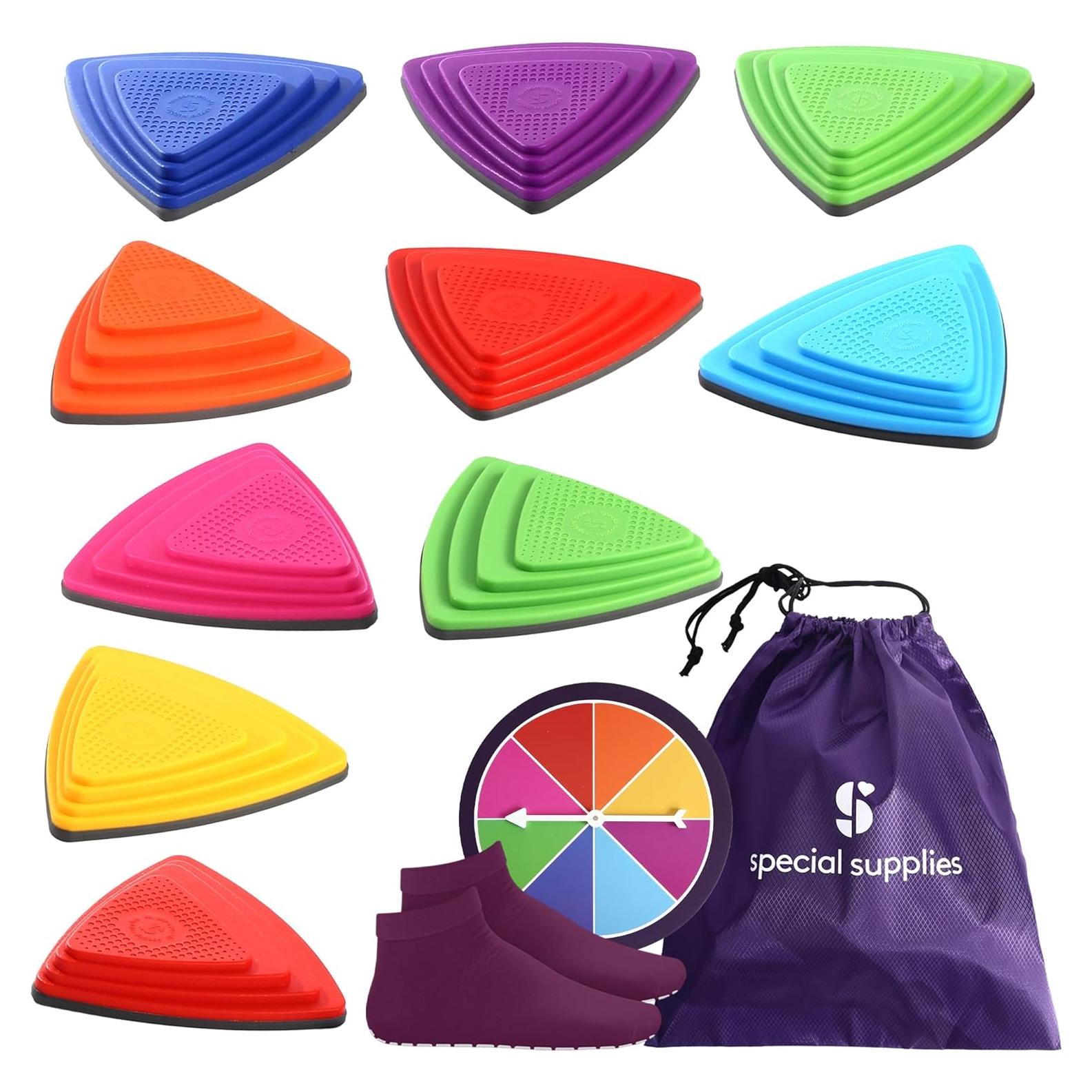 Bloques de Equilibrio Suministros Especiales 10 Piezas Antideslizantes