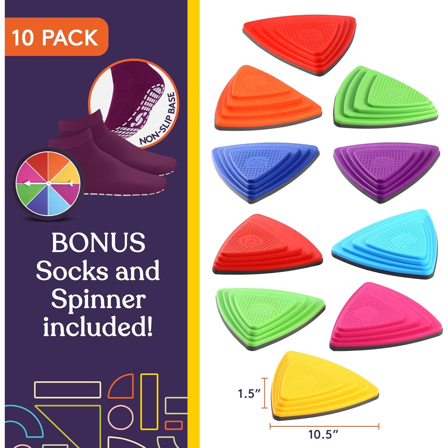 Bloques de Equilibrio Suministros Especiales 10 Piezas Antideslizantes