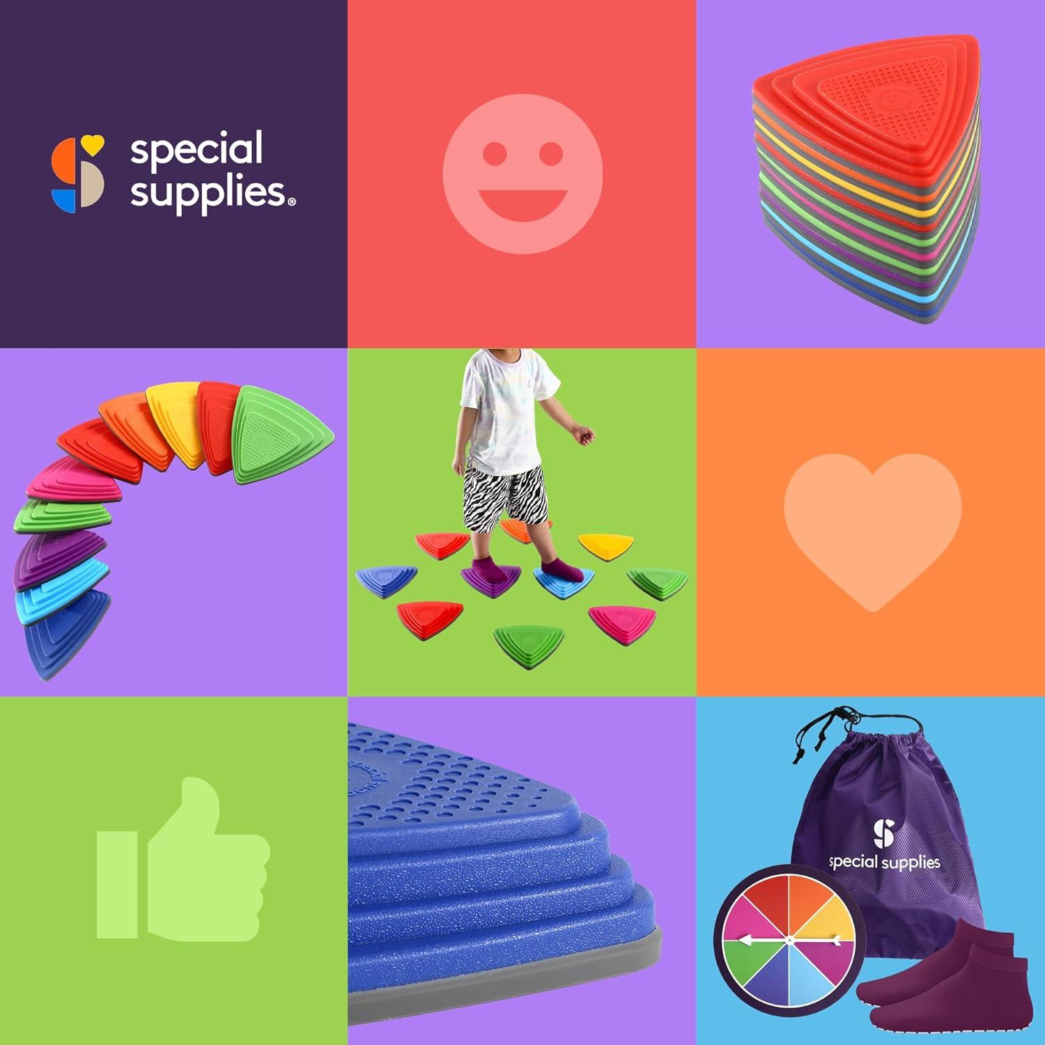 Bloques de Equilibrio Suministros Especiales 10 Piezas Antideslizantes