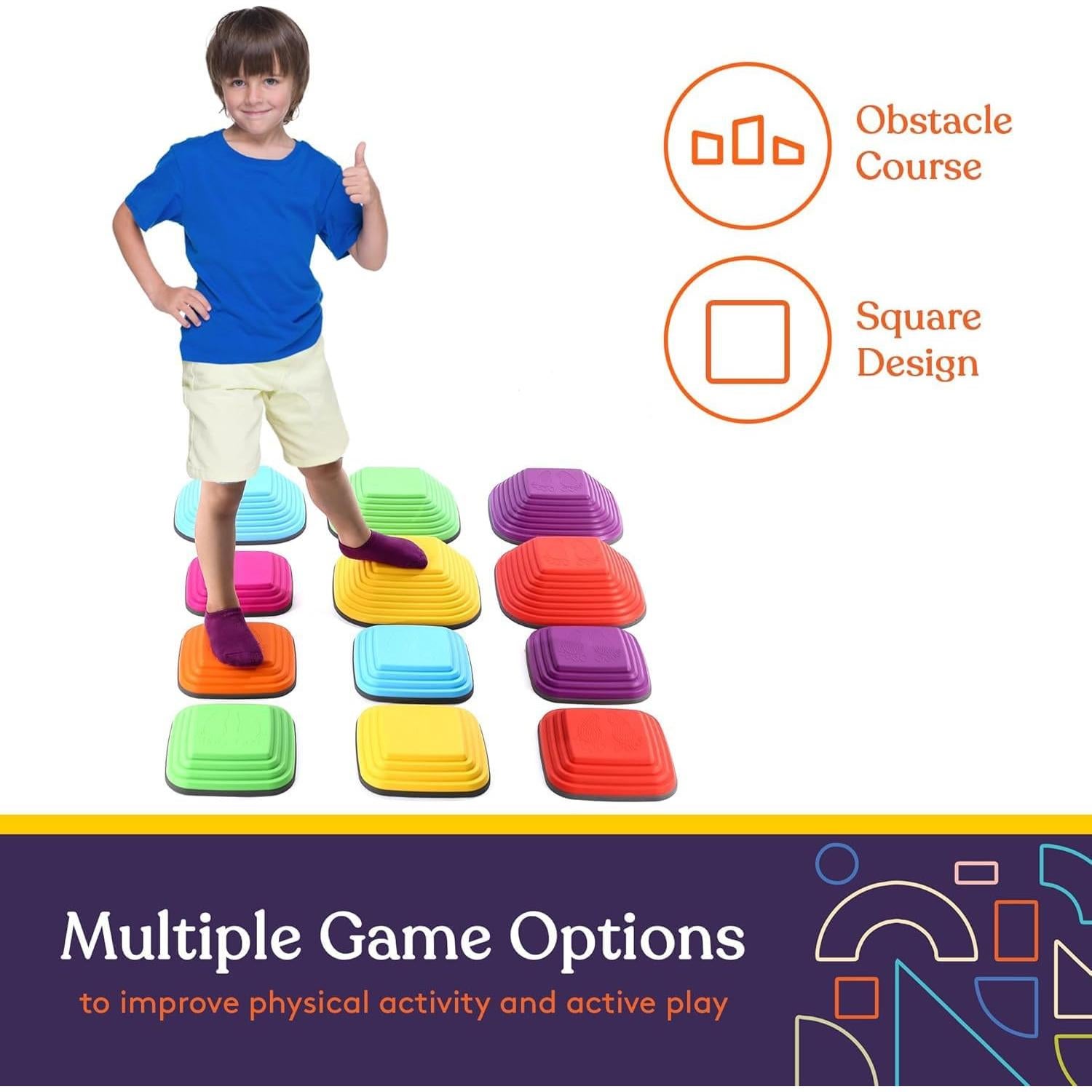 Piedras de Equilibrio Suministros Especiales Multicolor 12 Piezas