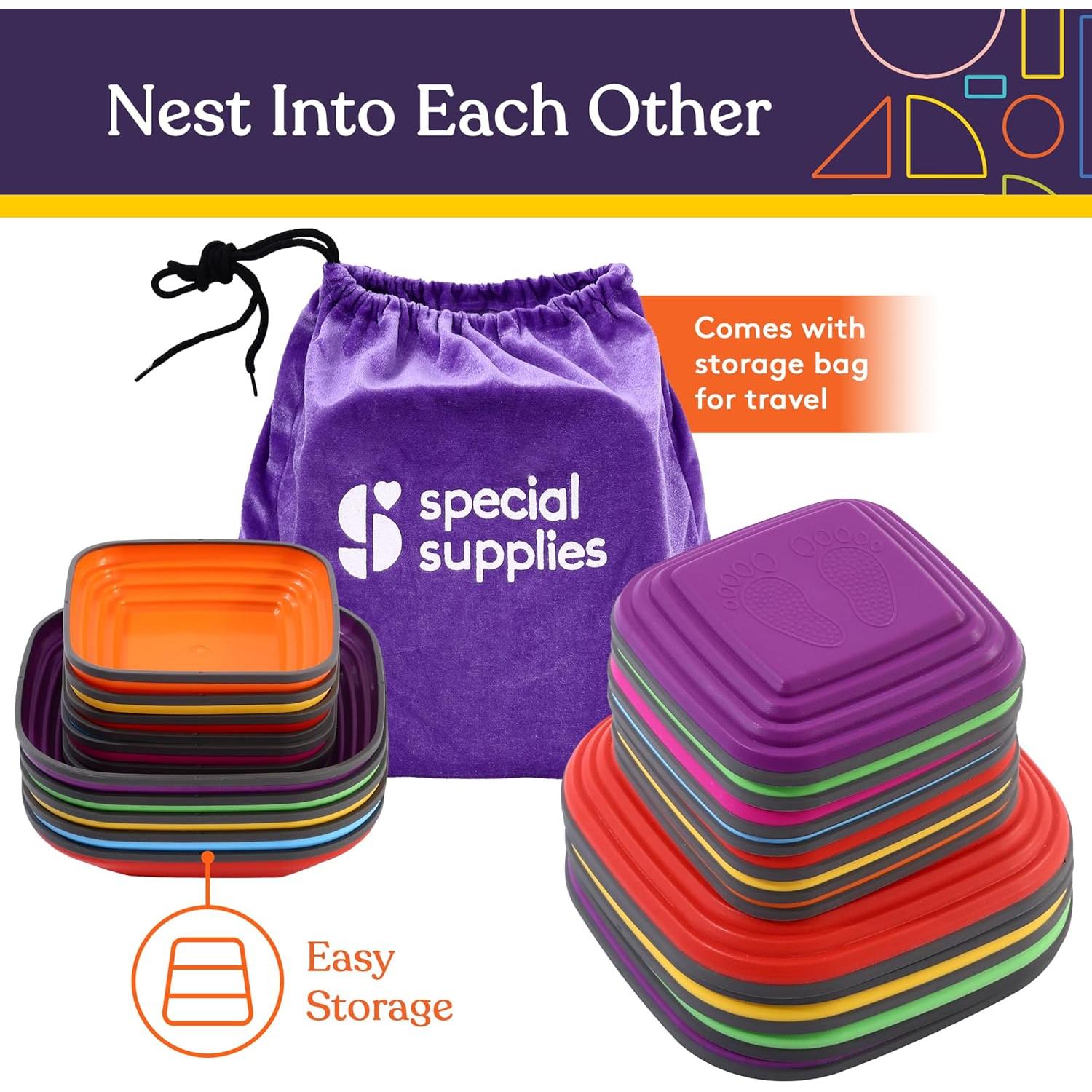 Piedras de Equilibrio Suministros Especiales Multicolor 12 Piezas