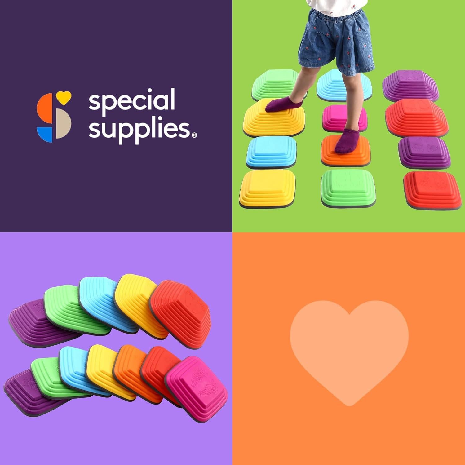 Piedras de Equilibrio Suministros Especiales Multicolor 12 Piezas