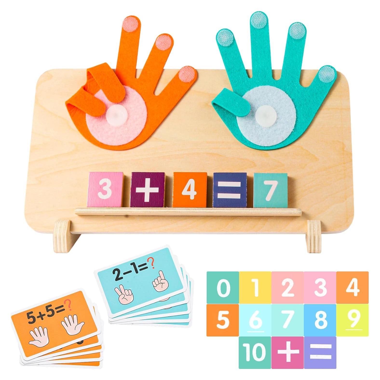 Juguete de Aprendizaje Montessori de Números de Madera - 13 Bloques