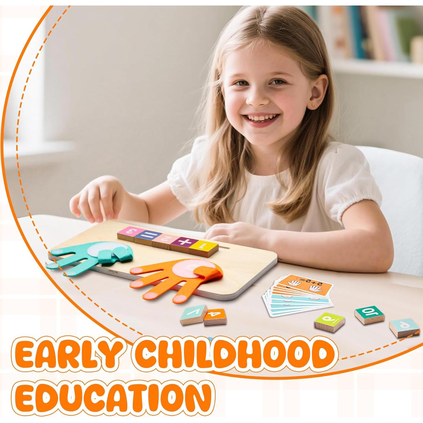 Juguete de Aprendizaje Montessori de Números de Madera - 13 Bloques