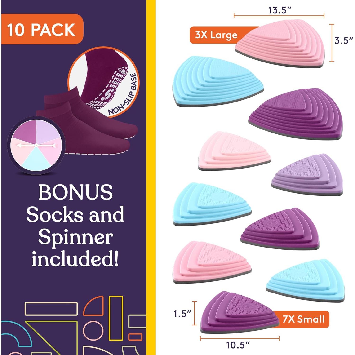 Piedras de Paso Suministros Especiales - 10 Bloques de Equilibrio