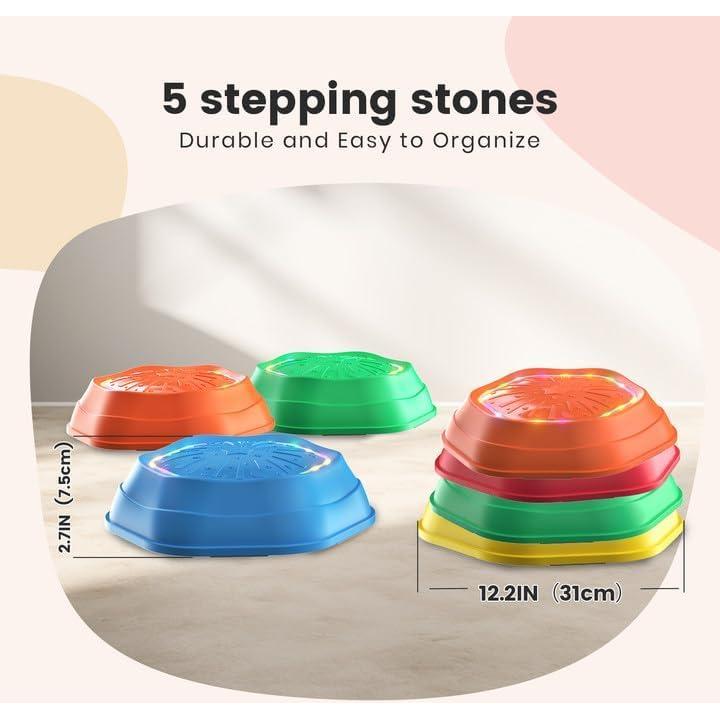 Piedras de Paso Iluminadas Holyton - Juguetes Sensoriales para Niños